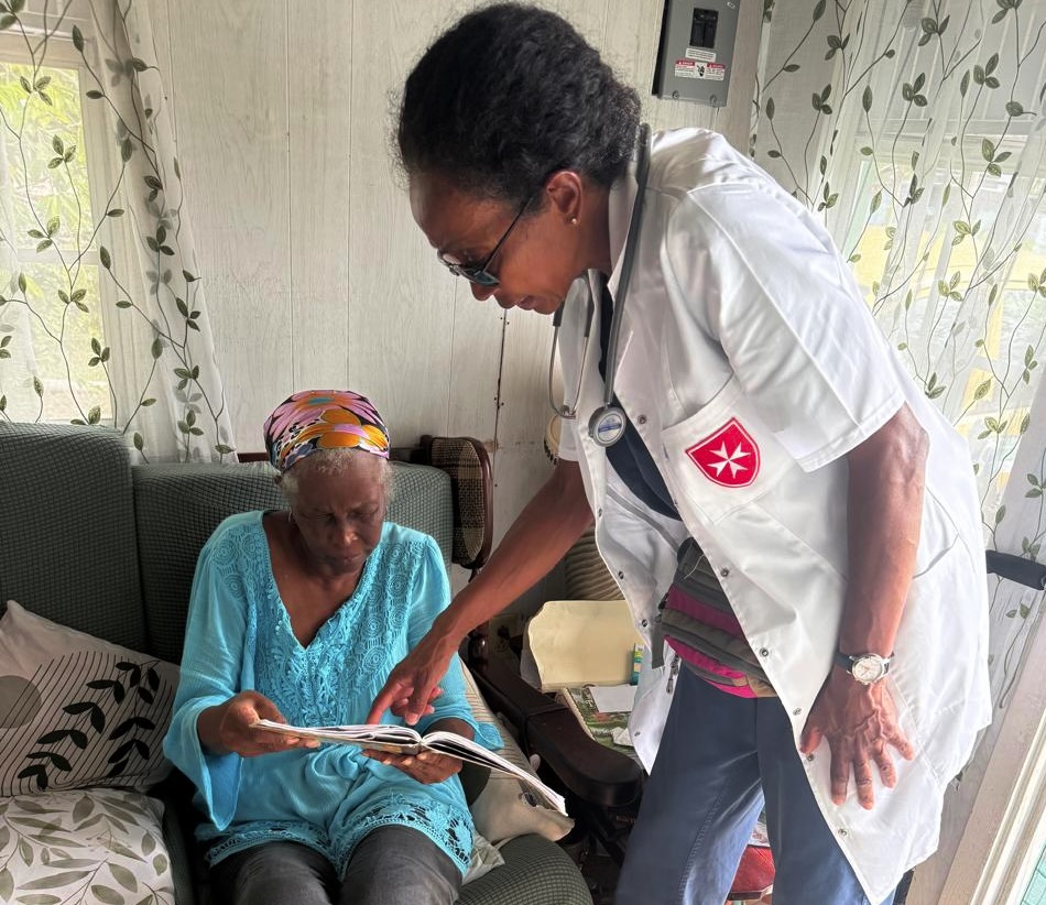 Order of Malta volunteer doctors  provide free care to people in need.